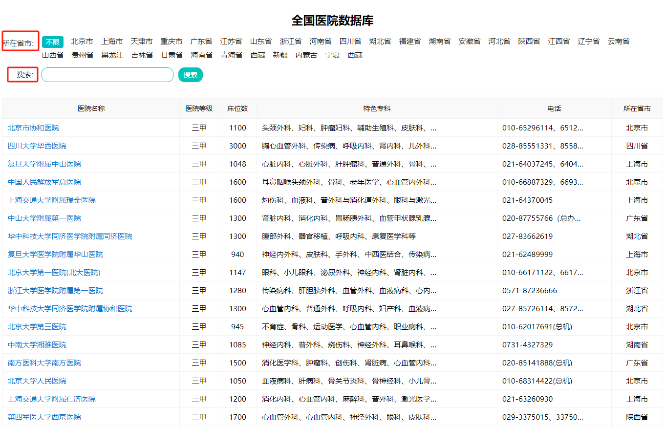 亚盈注册全国医院数据库一览轻松查找医院信